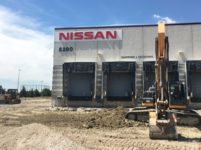 Nissan Head Office Parking Lot Expansion
